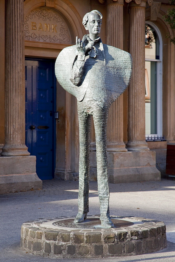 Statue Of Irish Poet W.B. Yeats; Sligo Town, County Sligo, Ireland