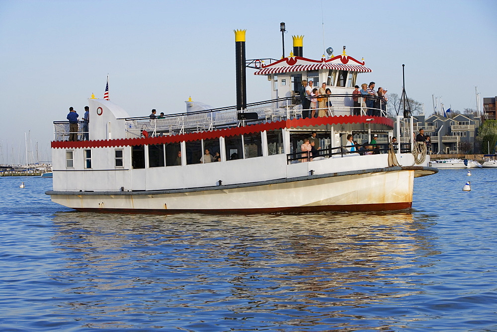 Group of people on a ferry