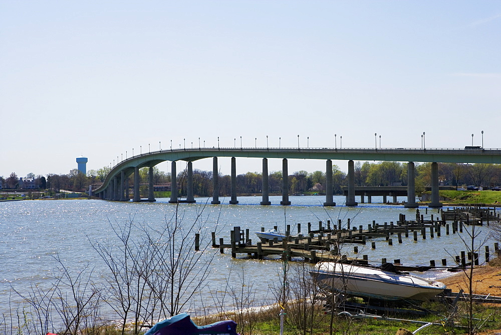Bridge over a river, Annapolis, Maryland, USA