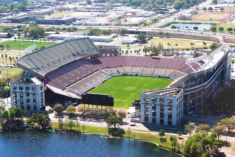 Aerial view of a stadium, Orlando, Florida, USA