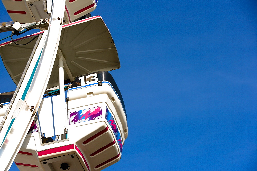 Low angle view of a ferris wheel, Riverfront Park, Cocoa Village, Cocoa Beach, Florida, USA