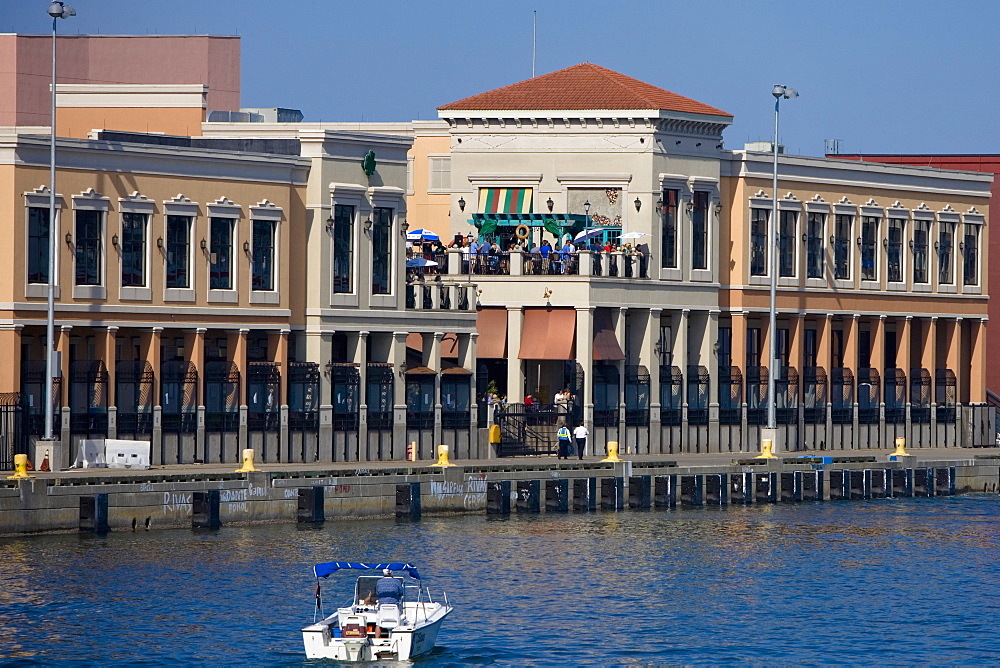 Building at the waterfront, Harbor Island, Hillsborough River, Tampa, Florida, USA