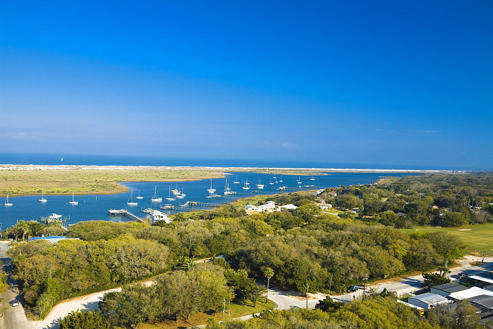 Aerial view of the sea, St. Augustine beach, Florida, USA