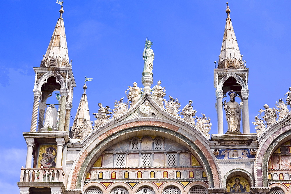 High section view of a cathedral, St. Mark's Cathedral, Venice, Italy