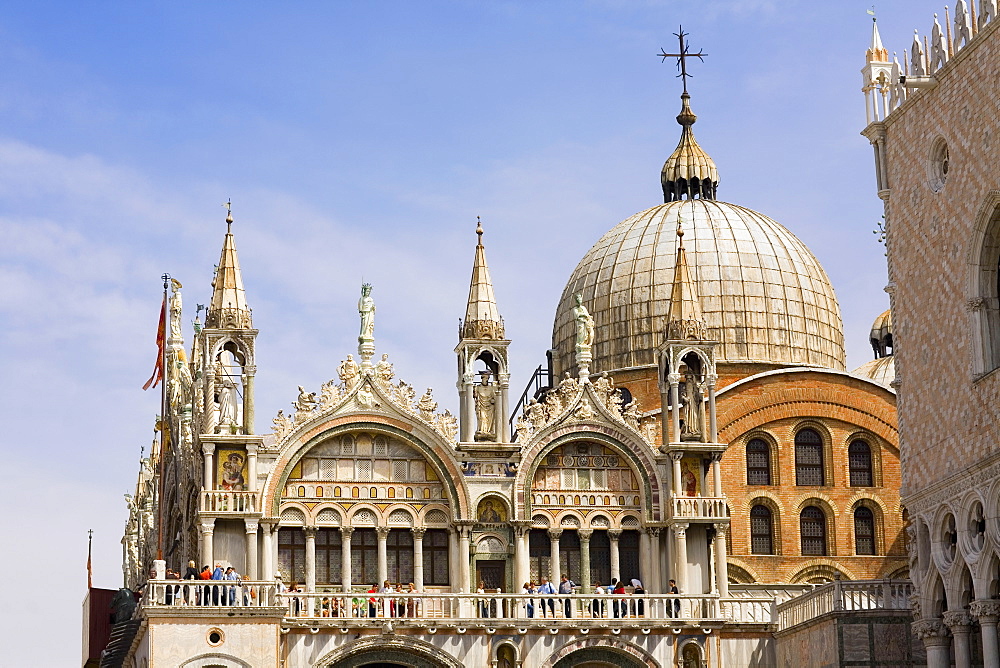 Low angle view of a cathedral, St. Mark's Cathedral, Venice, Italy