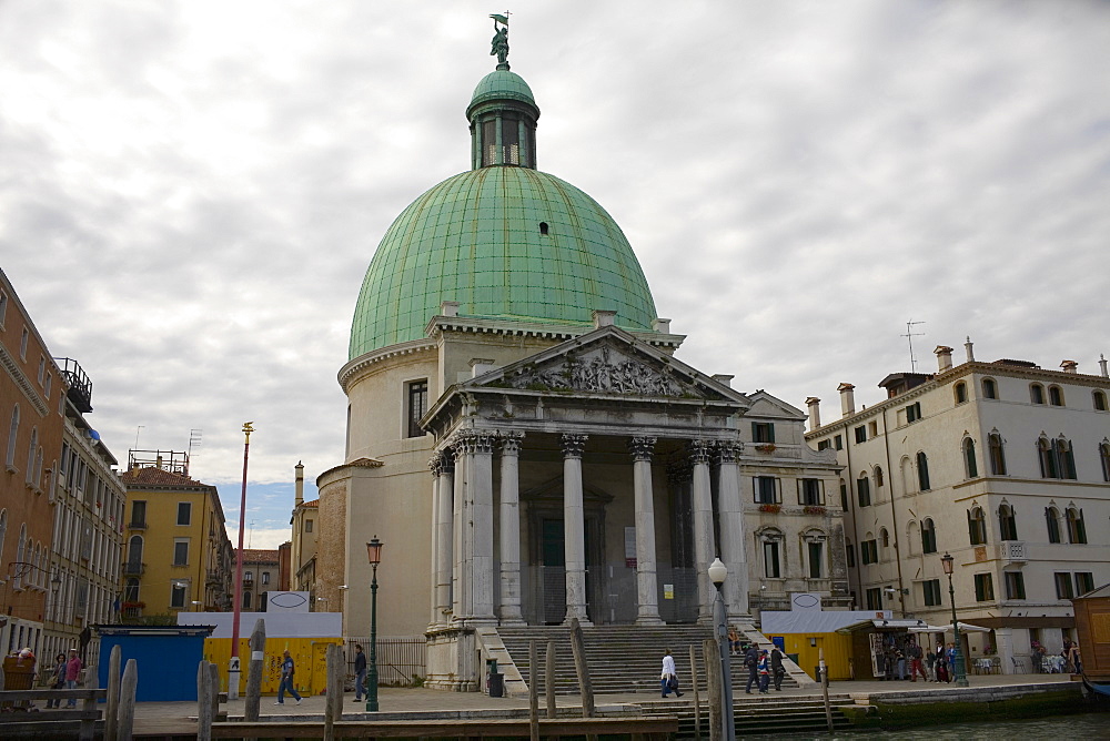 Low angle view of a church, Church of San Simeon Piccolo, Venice, Italy