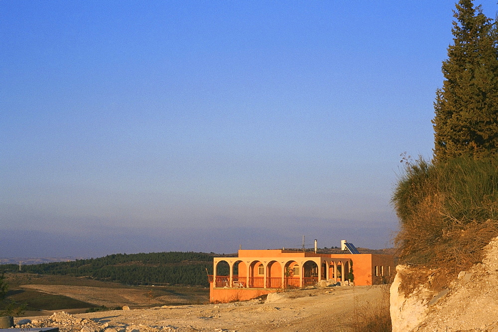 Building on a landscape, Oasis Of Peace, Moshav, Israel