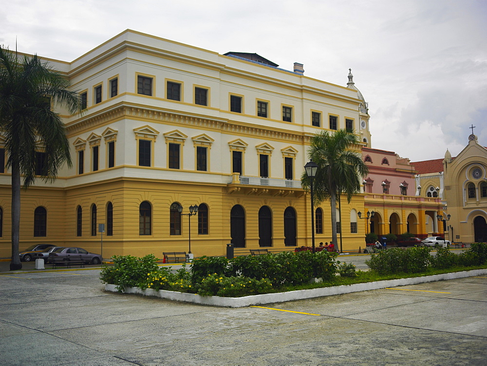 Buildings in a city, Old Panama, Panama City, Panama