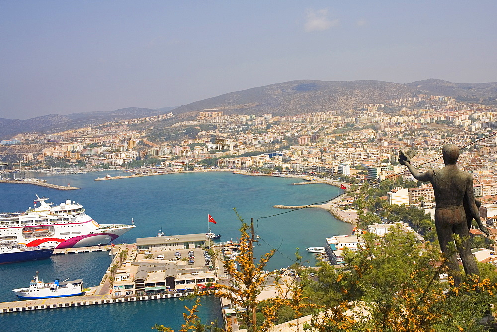 High angle view of a cityscape, Ephesus, Turkey