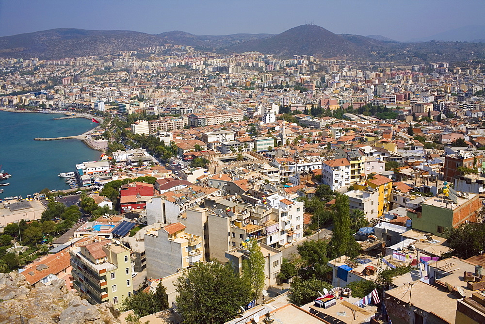 High angle view of buildings in a city, Ephesus, Turkey