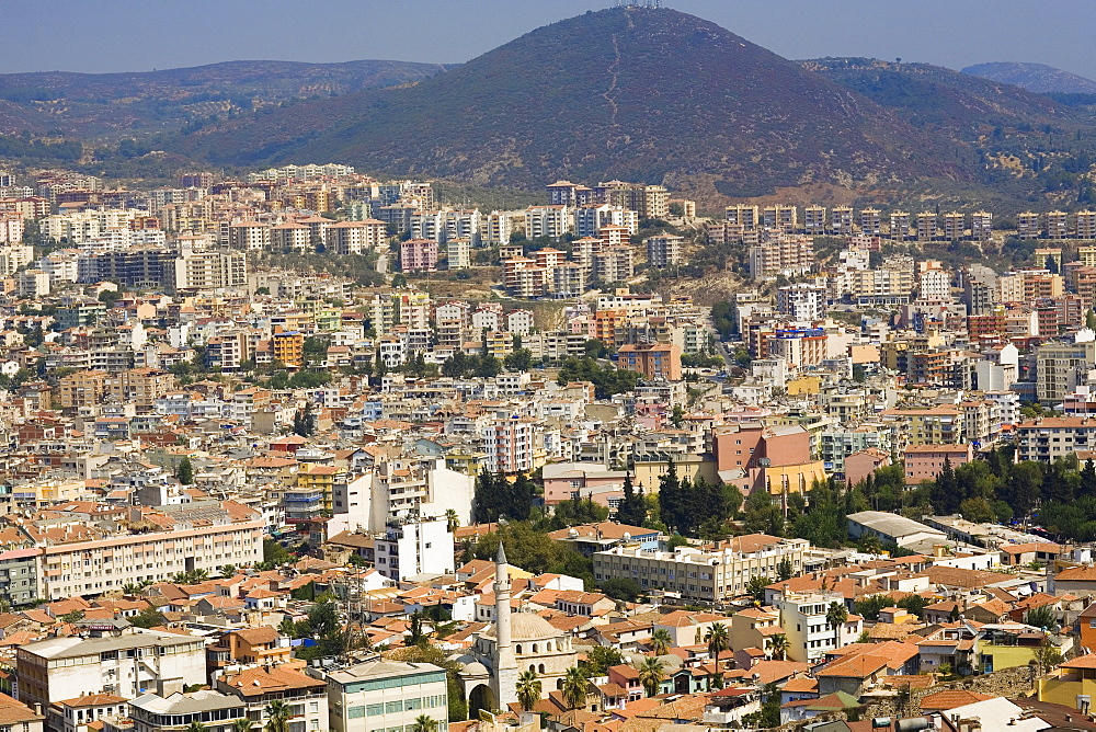 High angle view of a cityscape, Ephesus, Turkey