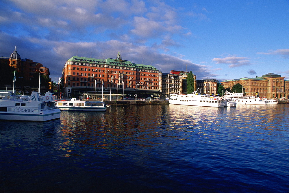 Hotel at the waterfront, Grand Hotel, Stockholm, Sweden