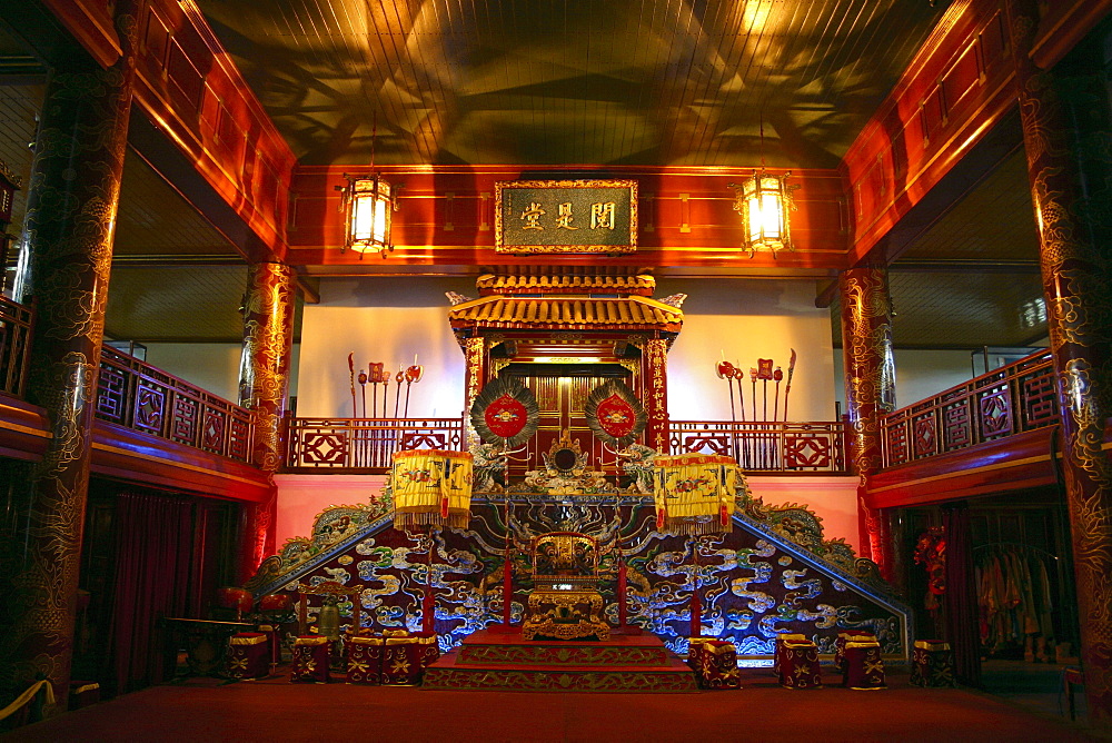 Interiors of a temple, Ho Chi Minh City, Vietnam