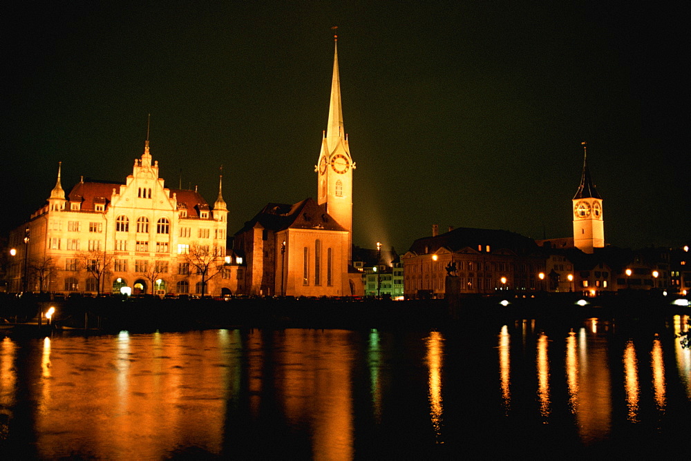 Building at the waterfront, City Hall, Zurich, Switzerland