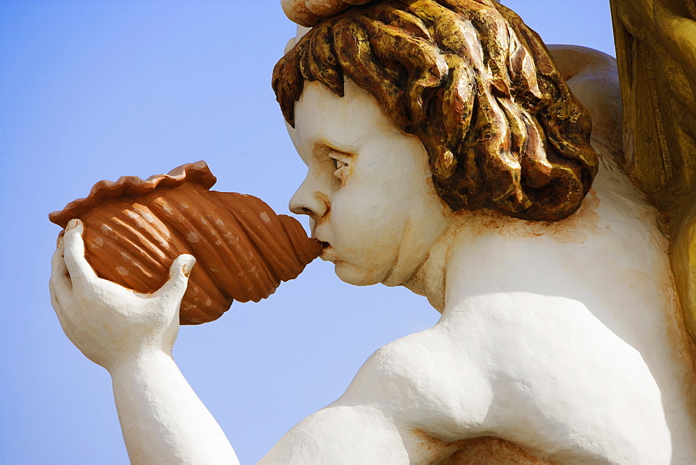 Close-up of a statue, Genoa, Liguria, Italy