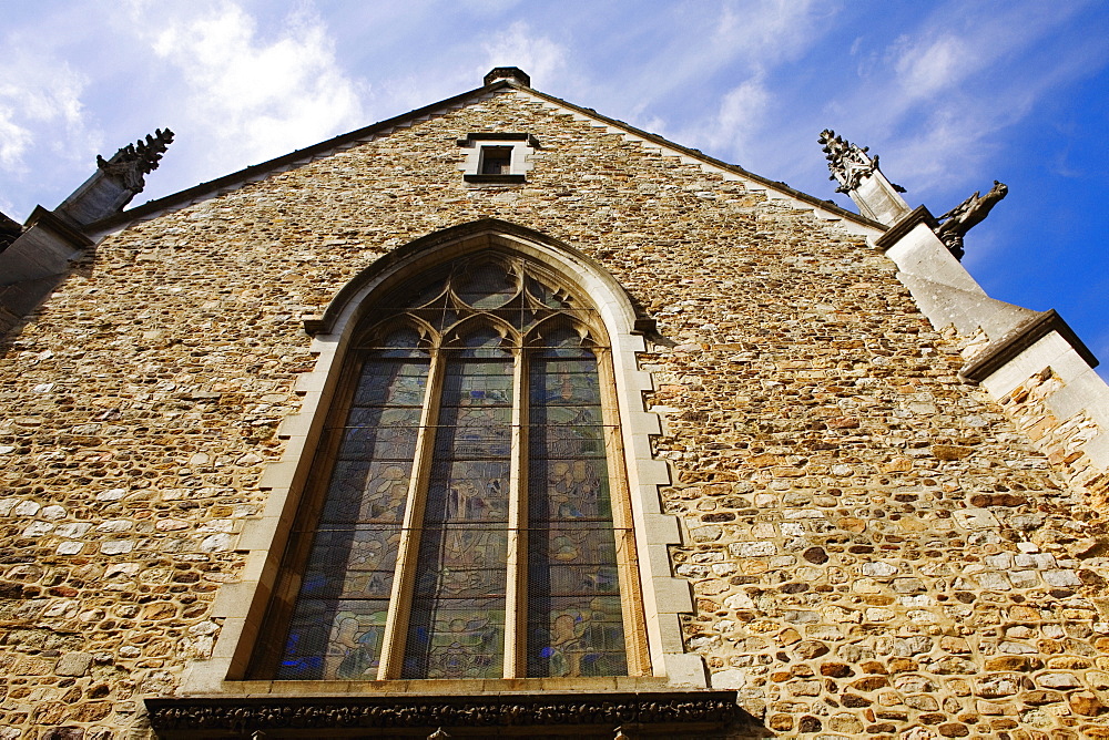 Low angle view of a church, Eglise St-Benoit, Le Mans, Sarthe, France