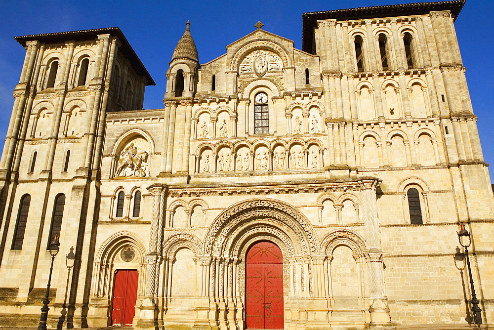 Facade of a church, Eglise Sainte-Croix, Bordeaux, France