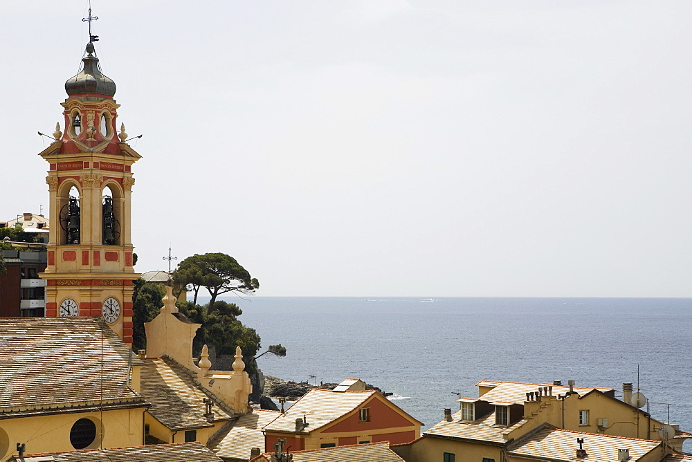 Church in a city, Chiesa di Santa Margherita, Sori, Liguria, Italy