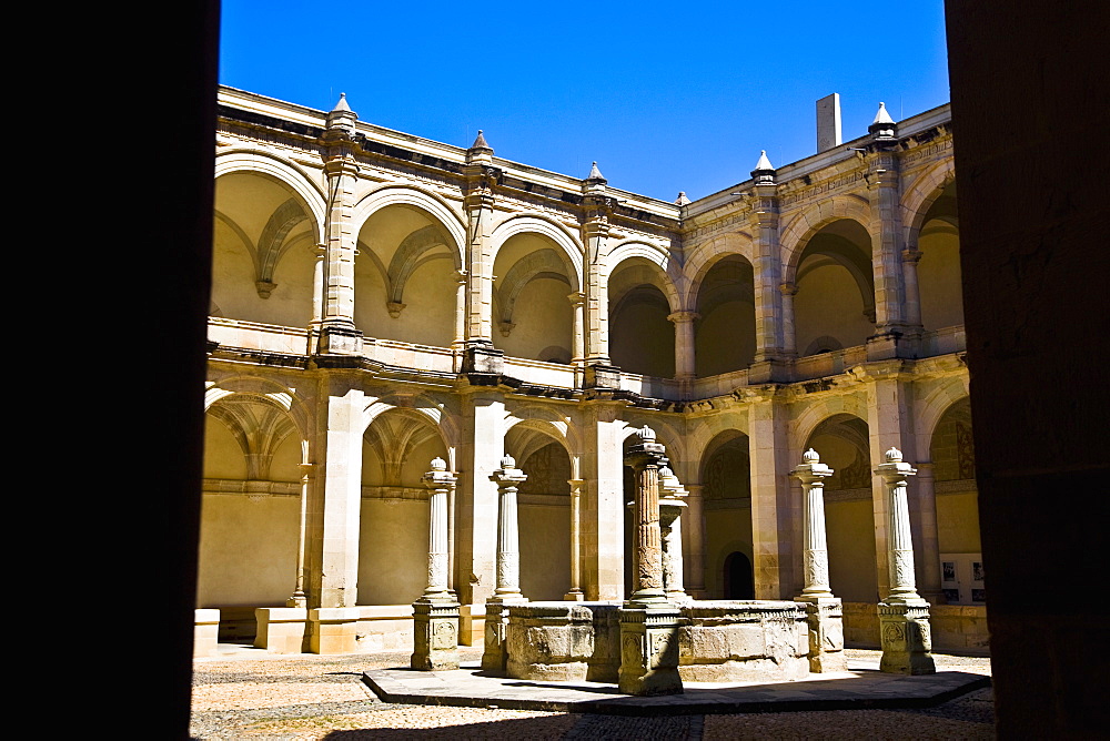 Arcades of an art museum, Santo Domingo, Oaxaca, Oaxaca State, Mexico