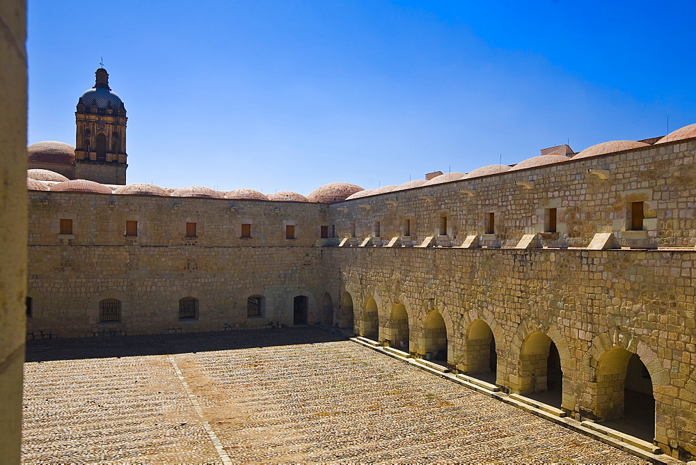 Courtyard of an art museum, Santo Domingo, Oaxaca, Oaxaca State, Mexico