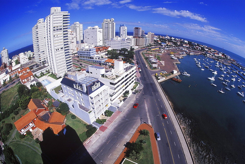 High angle view of buildings in a city