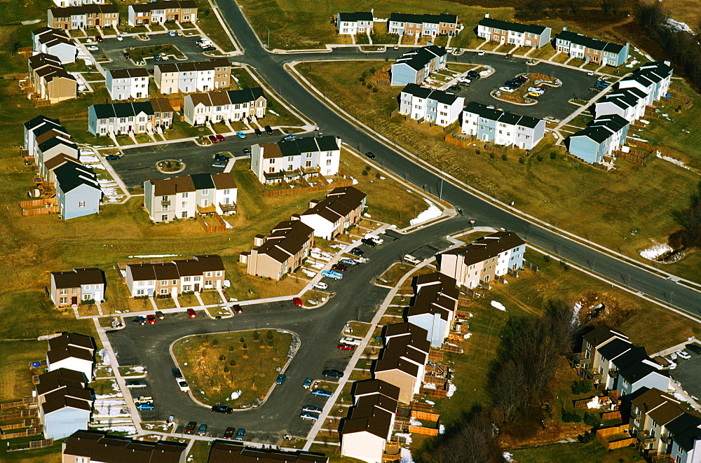 Aerial view of Prince George’s County in Maryland