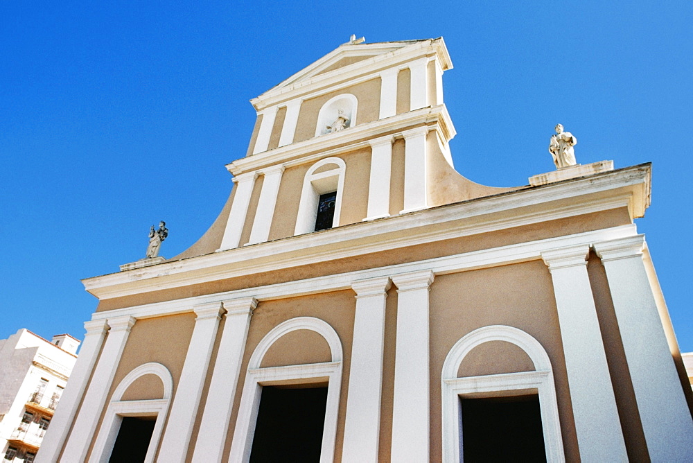 Low angle view of a church, Old San Juan, Puerto Rico