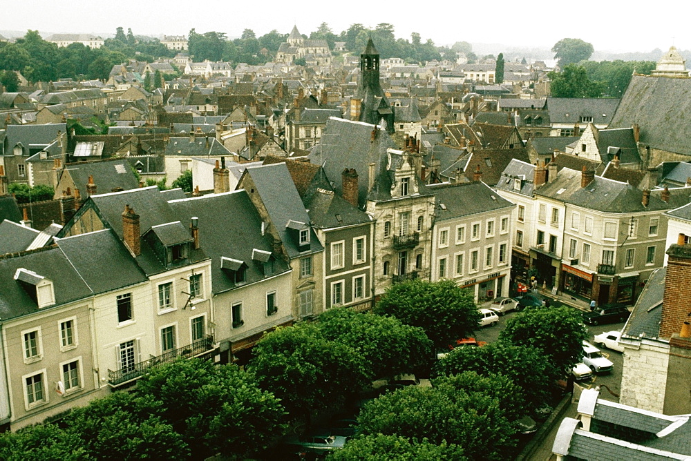 Spectacular cityscape, Amboise, France