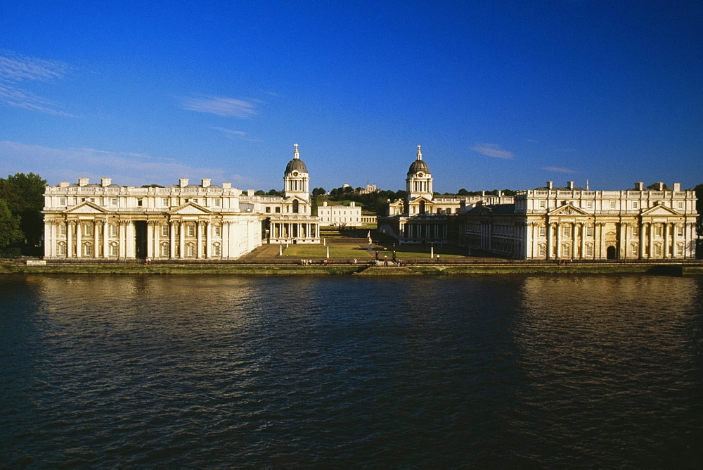 Front view of Royal Observatory & Naval Academy in Greenwich, England