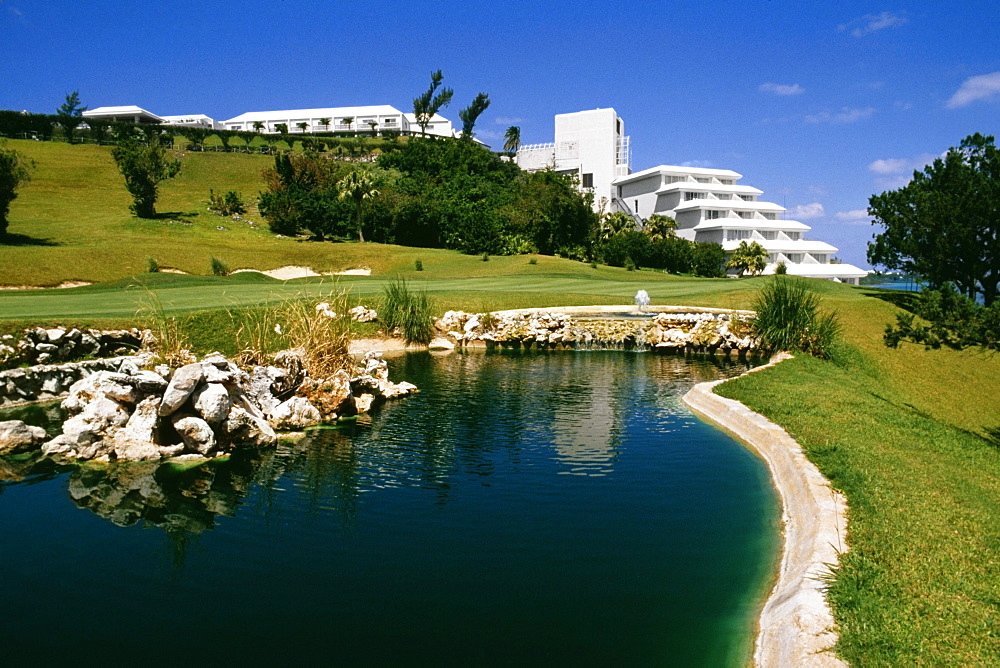 View of Golf castle harbor, Bermuda