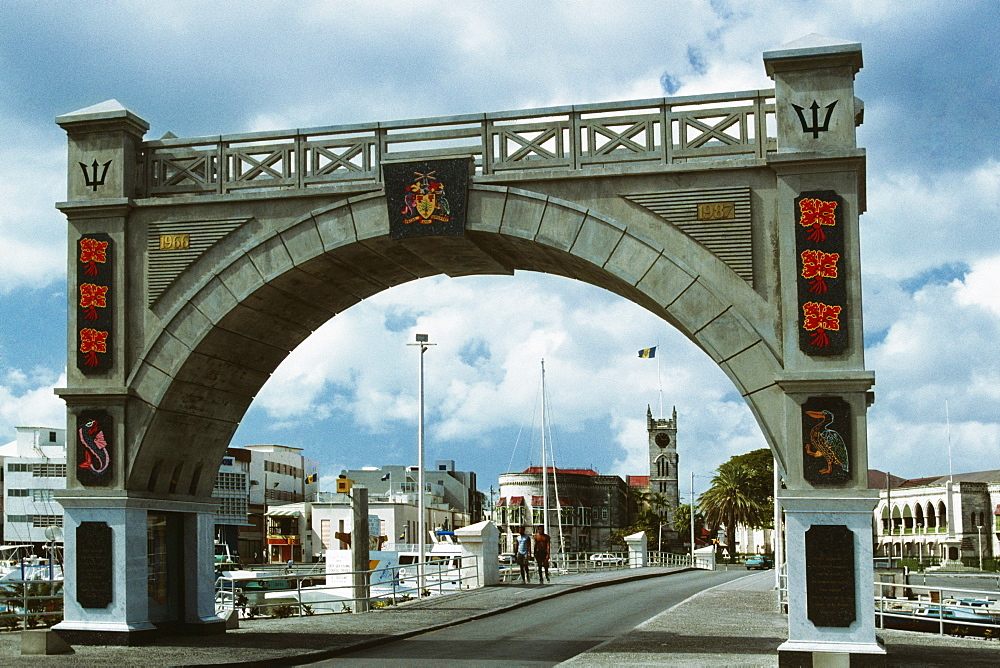 Front view of a grand entrance, Barbados