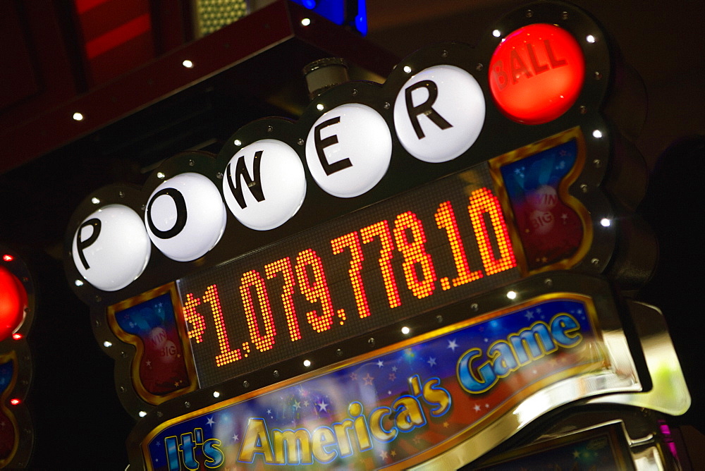 Close-up of a slot machine in a casino, Las Vegas, Nevada, USA