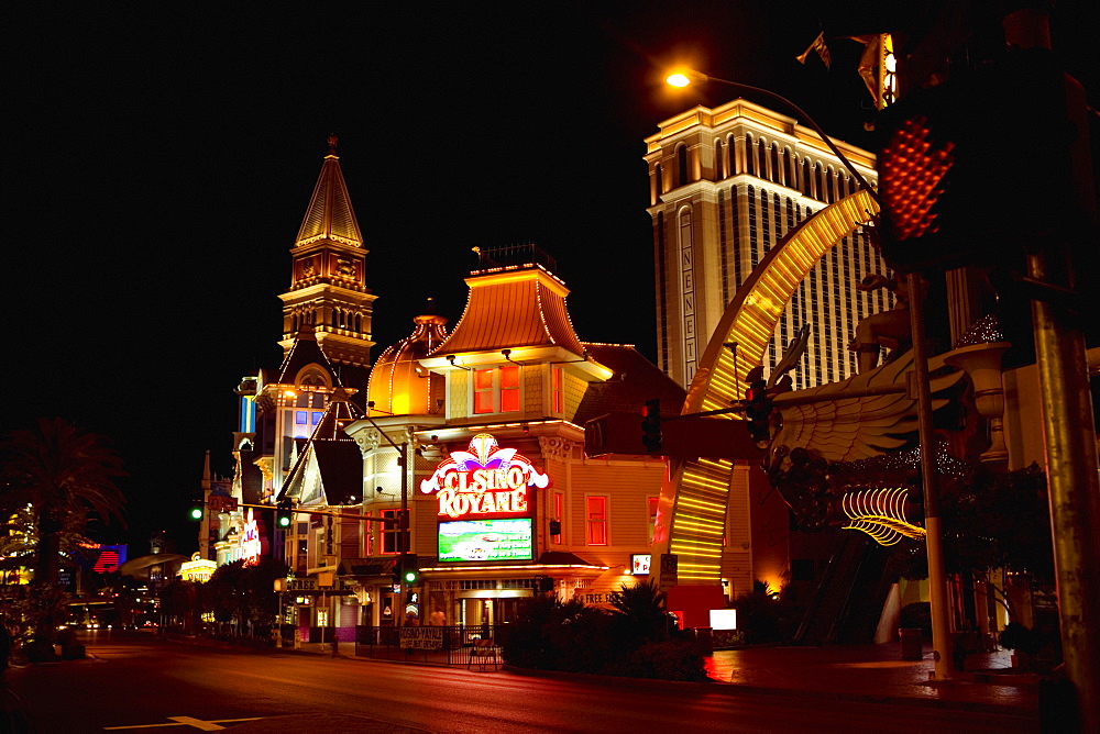 Facade of a casino, Las Vegas, Nevada, USA