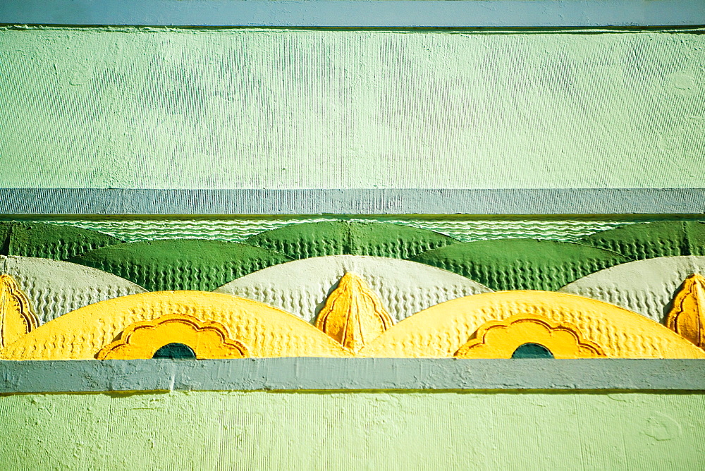 Close-up of carving on the wall