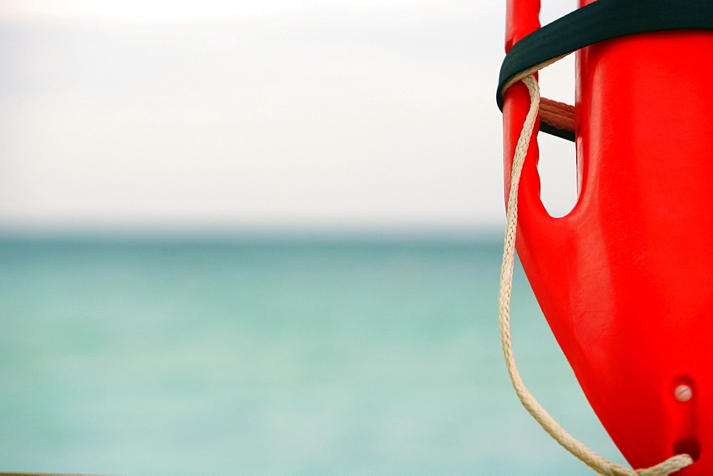 Close-up of a lifeguard float