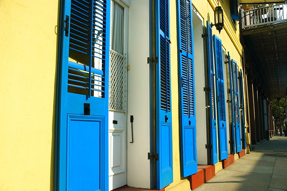 Open doors of a building, New Orleans, Louisiana, USA