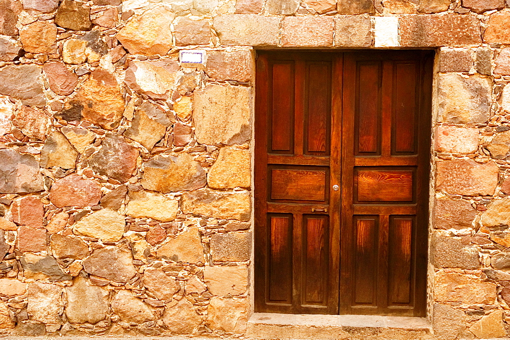 Close-up of a closed door