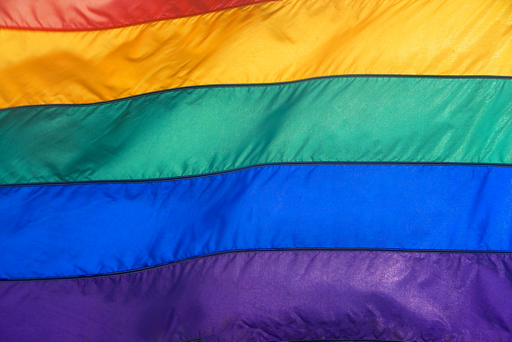 Close-up of a flag, Miami, Florida, USA