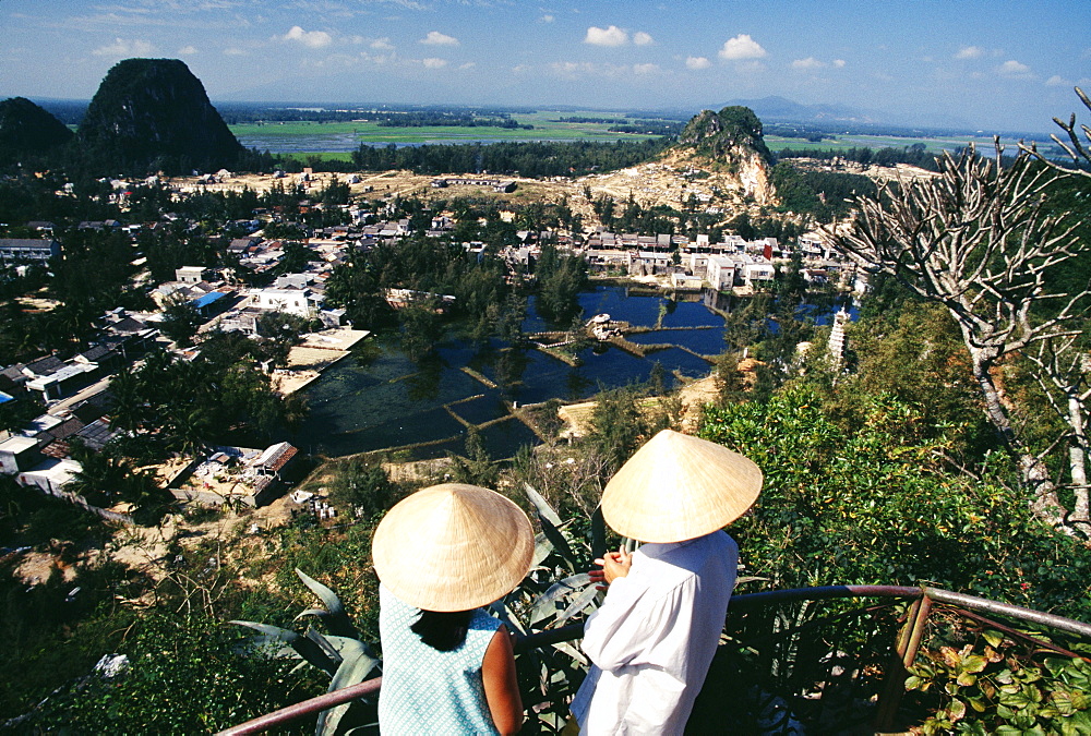 Viewing Marble mountains, Danang, Vietnam