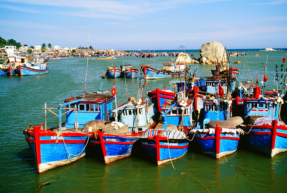 Fishing fleet in Nha Trang, Vietnam