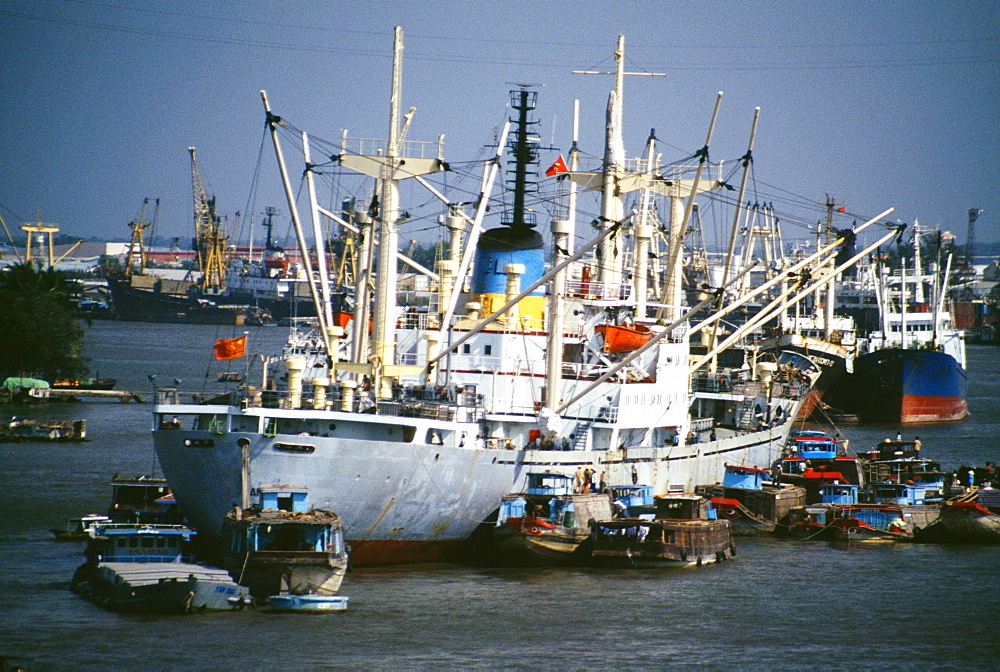 Saigon River ships, Vietnam