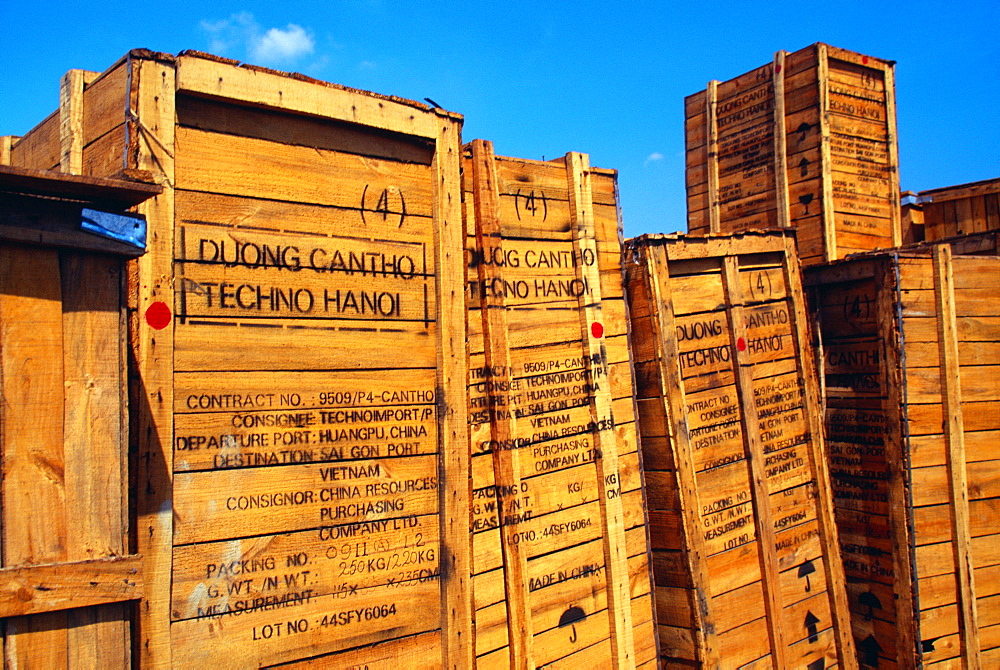 Cargo, Port of Saigon, Ho Chi Minh City (formerly Saigon) Vietnam