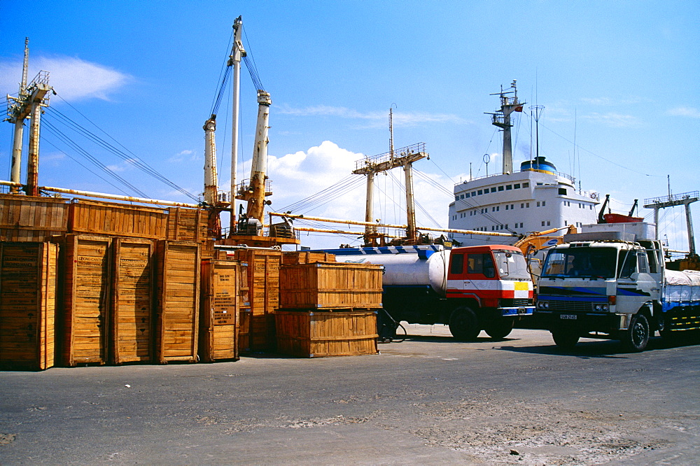 Cargo, Port of Saigon, Ho Chi Minh City (formerly Saigon) Vietnam