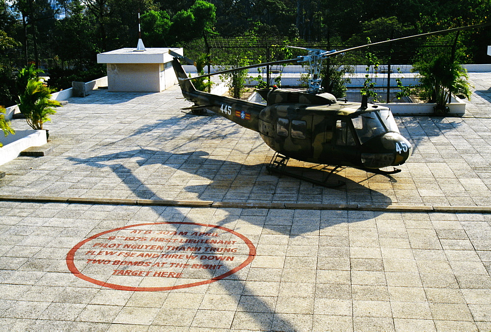 War exhibit, Reunification Palace, Ho Chi Minh City (formerly Saigon) Vietnam