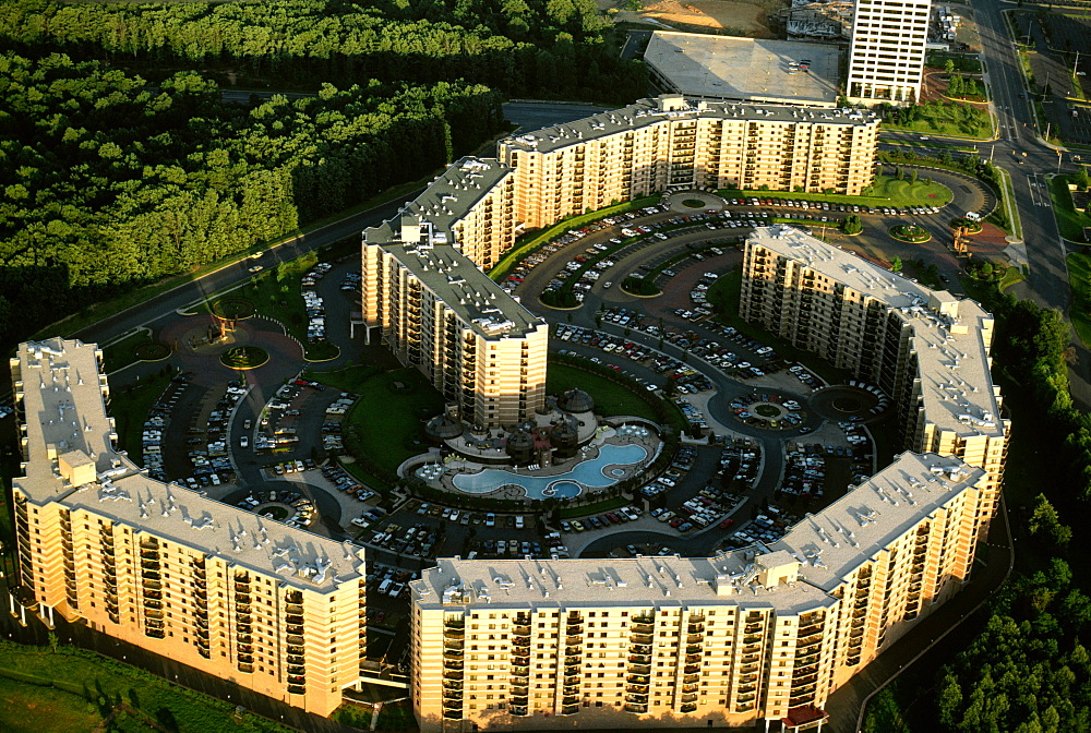 Aerial view of Apartments in Tyson Corner Area of Virginia