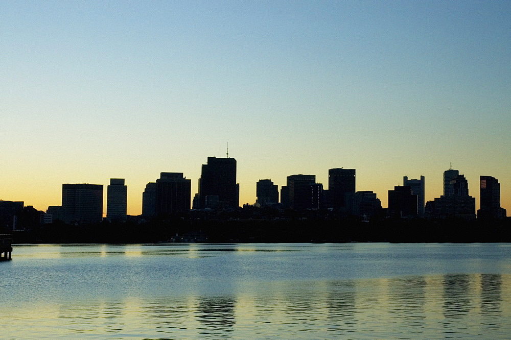 Skyscrapers on a waterfront, Charles River, Boston, Massachusetts, USA