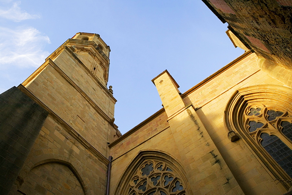 Low angle view of a bell tower, Spain