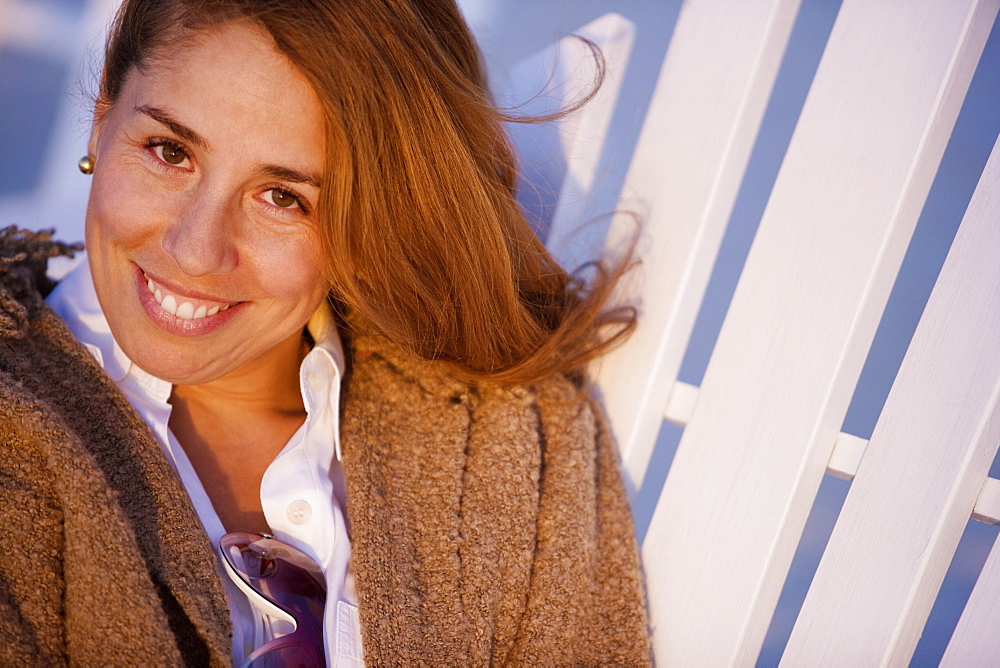 Portrait of a mid adult woman smiling