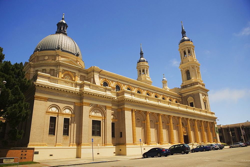 Low angle view of a church, St. Ignatius Church, San Francisco, California, USA