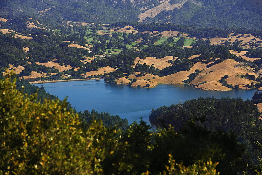 Panoramic view of a lake